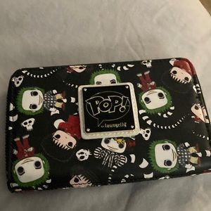 Loungefly beetle juice mini wallet